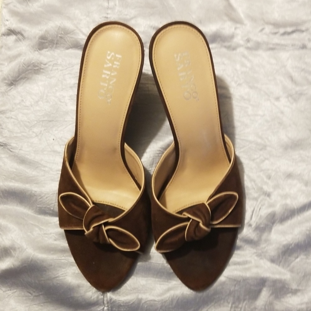 Franco Sarto Bown Suede Wedge shoes